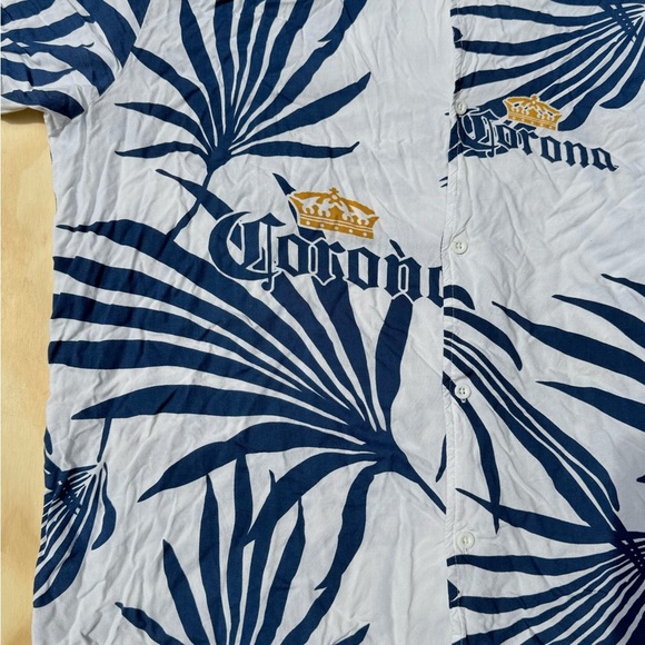 Corona Hawaiian Shirt Men’s Tropical Summer Beach Short Sleeve Size XXL - Picture 6 of 6